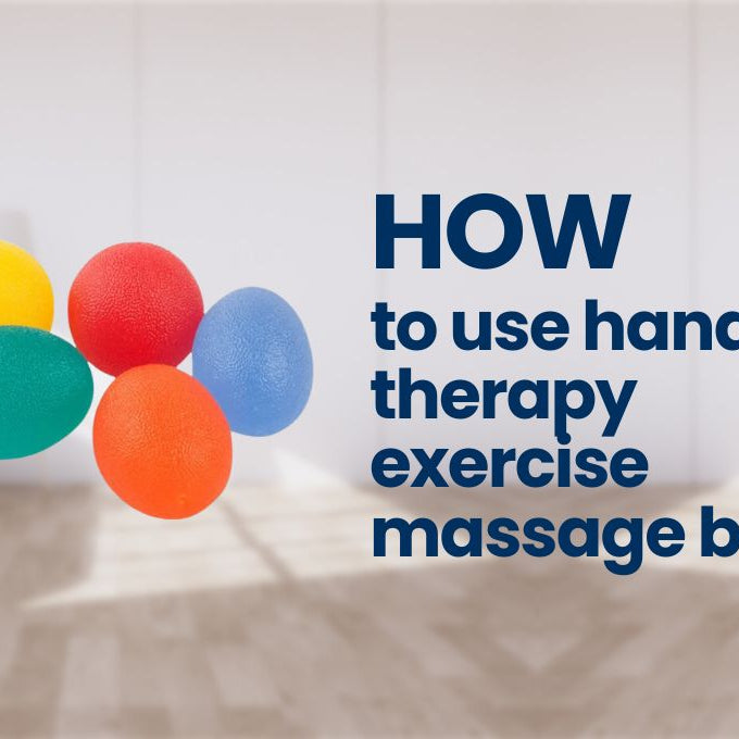 How to use hand therapy exercise massage ball | iElder