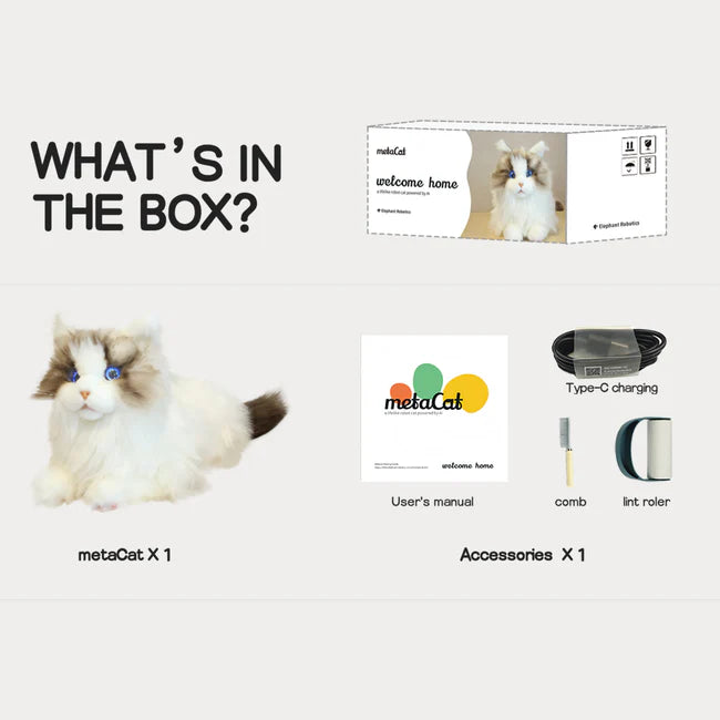 [Pre-Order] Ragdoll - Interactive & Robotic Pet for Seniors | metaCat