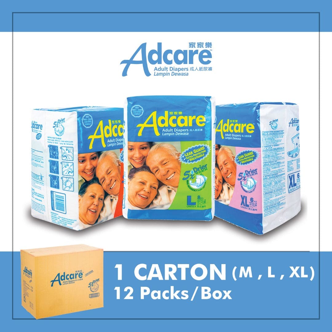 Adcare Diapers and Wet Tissue