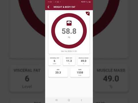 ROSSMAX Body Fat Monitor with Scale Bluetooth Model WF262