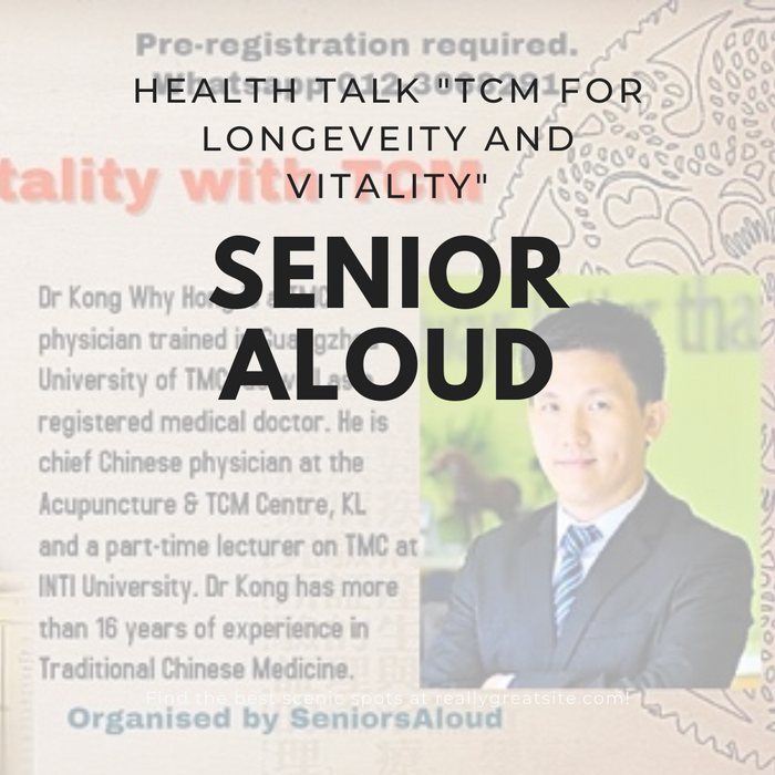 Health Talk "TCM for Longeveity and Vitality"