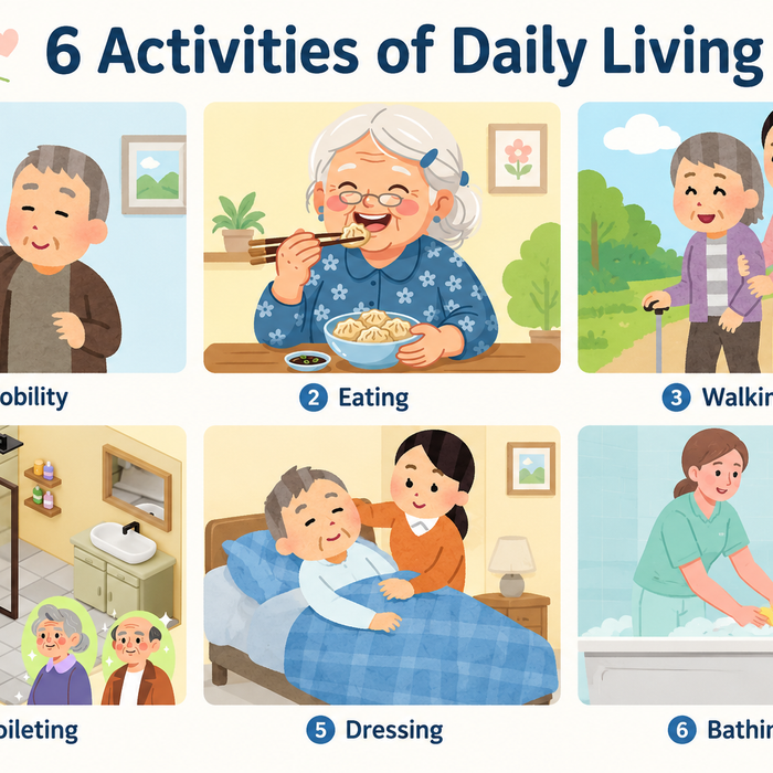 The 6 Activities of Daily Living (ADLs)