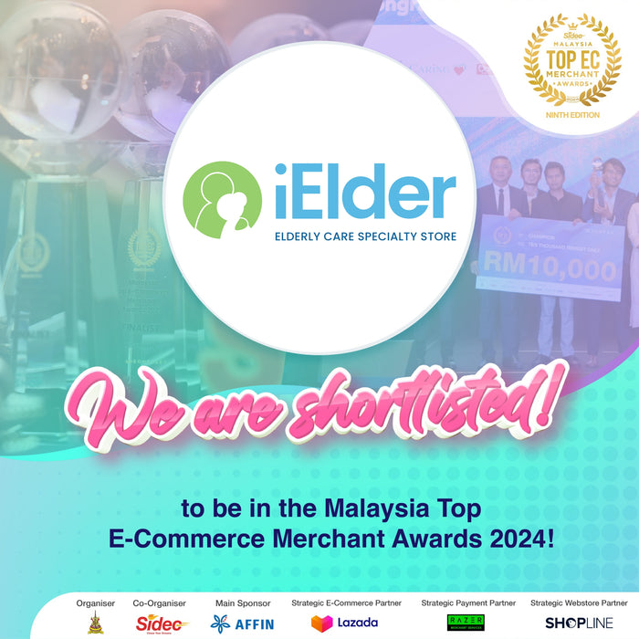 iElder has been shortlisted for the Malaysia Top E-Commerce Merchant Awards 2024!