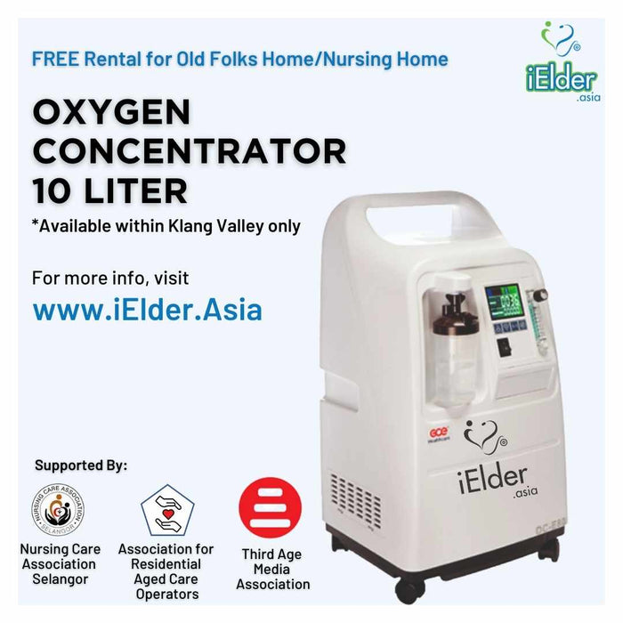 Rent Free iElder Oxygen Concentrator