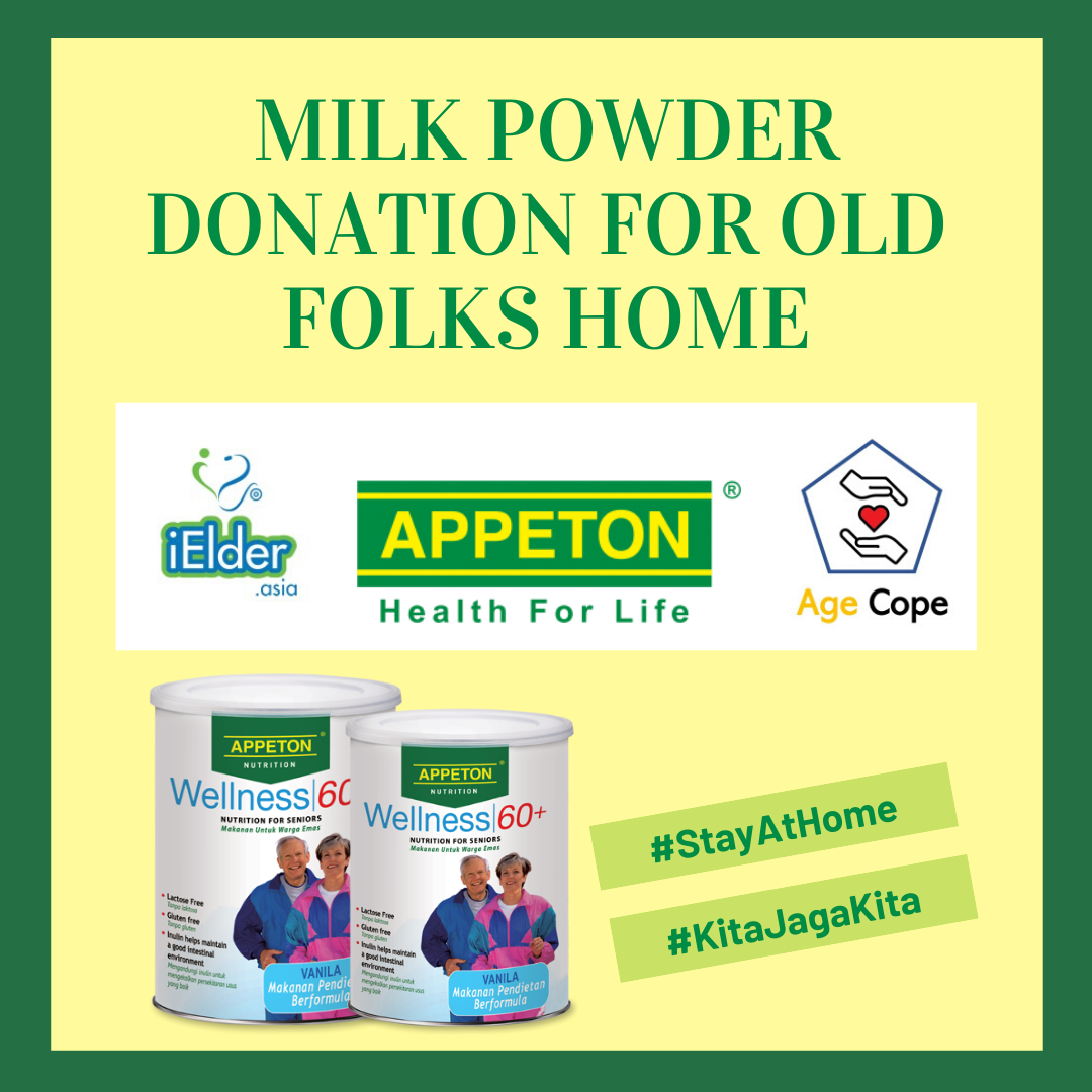 Milk Powder Donation For Old Folks Home