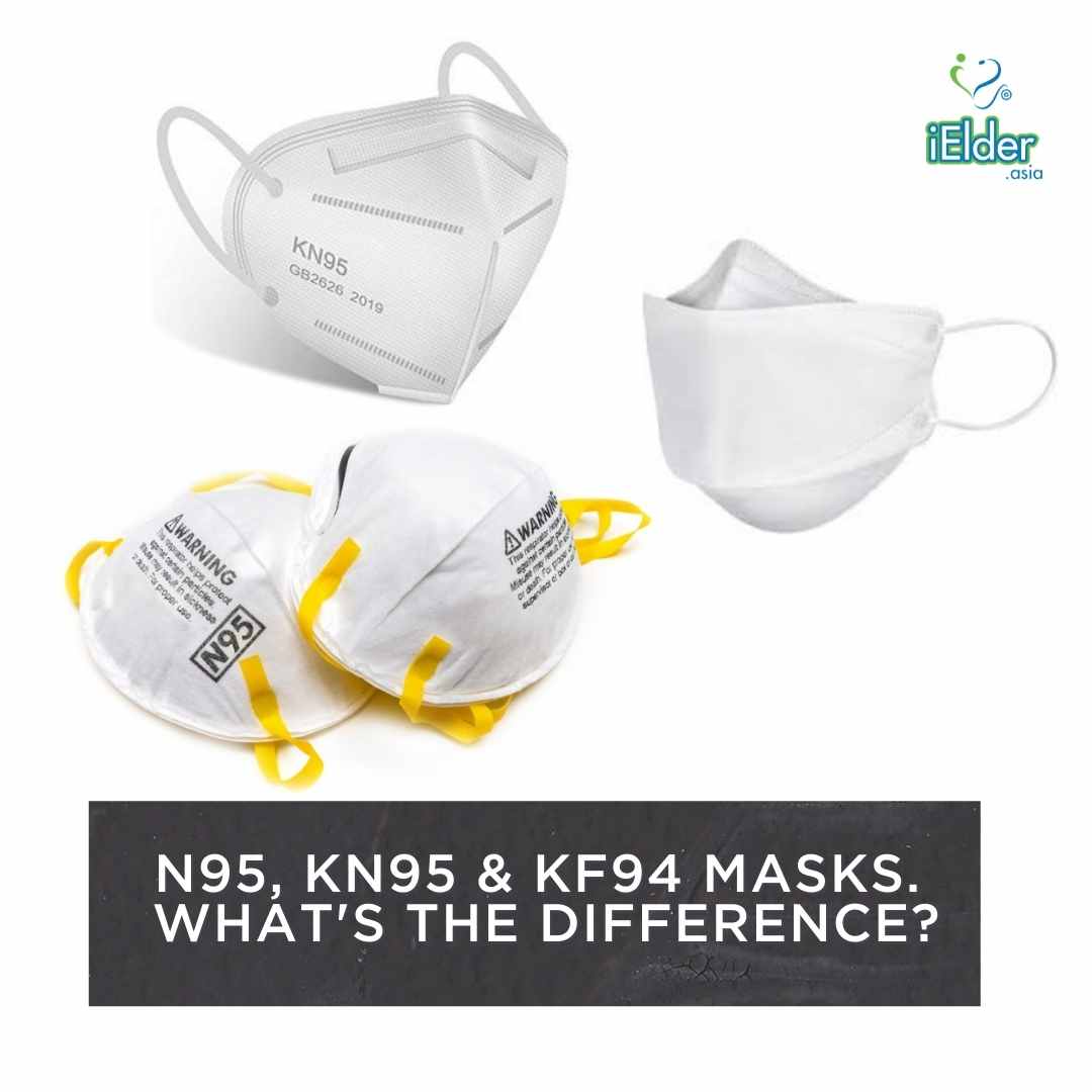 N95, KN95 And KF94 Masks. What's The Difference? — IElder.Asia (Asian ...