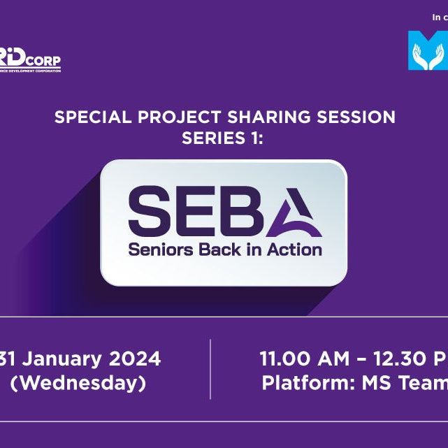 [HRDCorp Online Presentation] Olivia Speaks at Senior Back in Action (SEBA) Sharing Session January 2024