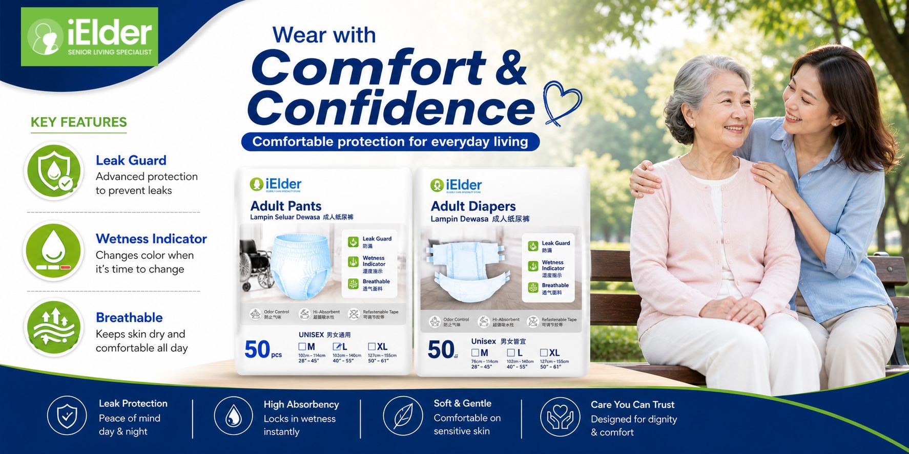 The Complete Guide to Adult Diapers for Seniors & Caregivers in Malaysia