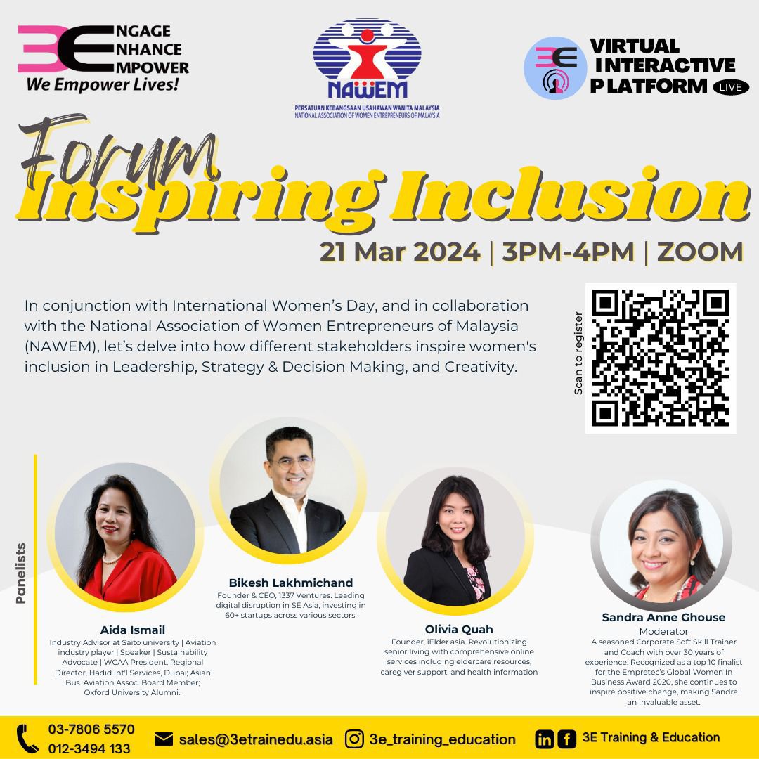 Olivia presented at Forum Inspiring Inclusion