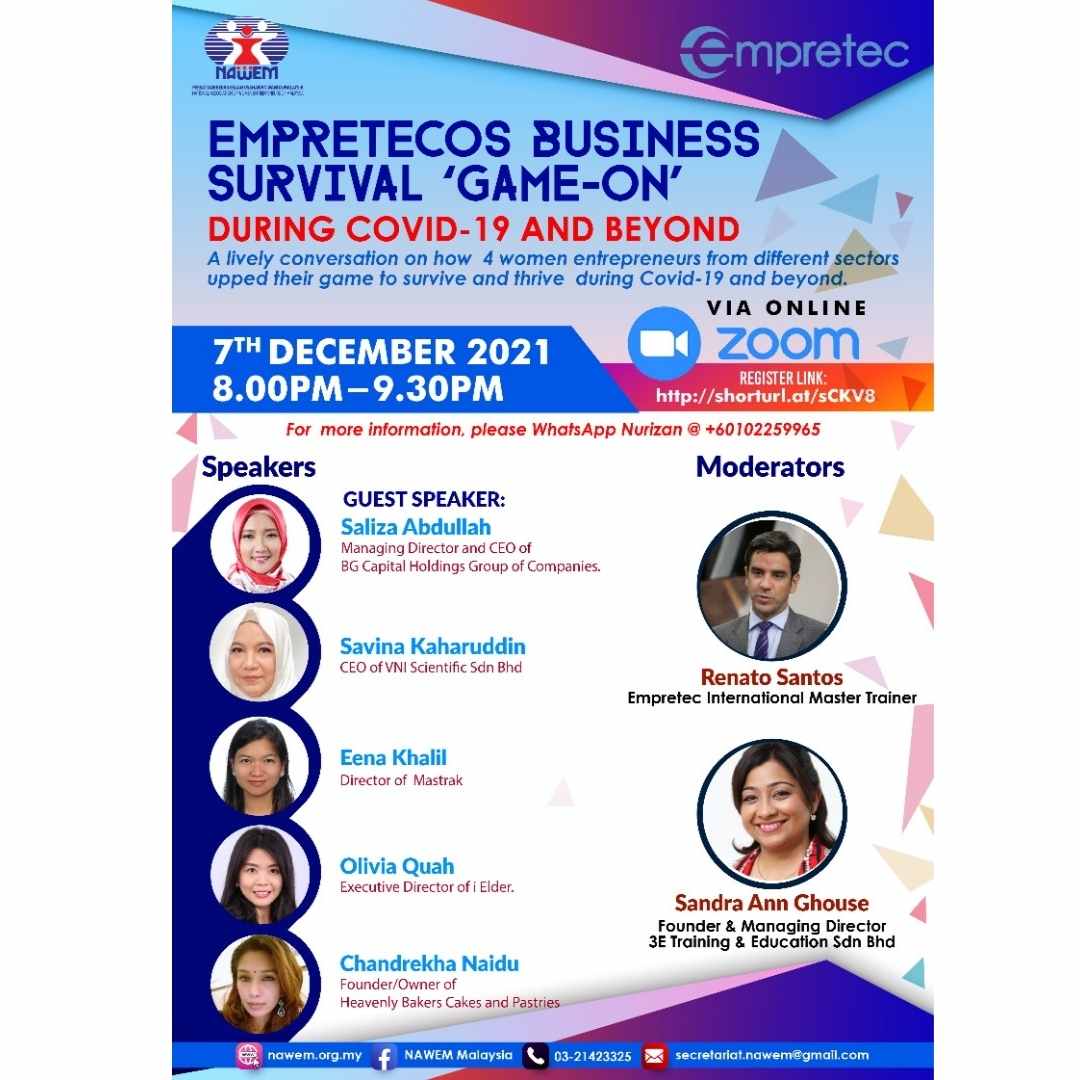iElder.Asia’s sharing session at EMPRETECOS BUSINESS SURVIVAL 'GAME-ON'  DURING COVID AND BEYOND