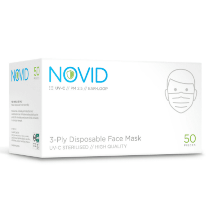 Novid 3-Ply Disposable Face Mask - 50pcs