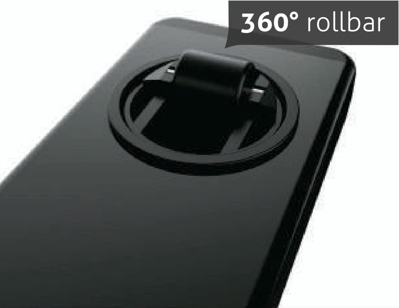 Mobile Electric Height-Adjustable Overbed Table, white | iElder