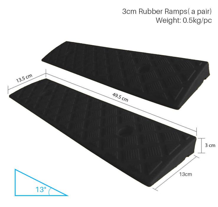 Rubberized Mobile Ramp Portable Rubber Wheelchair Ramp | ClinSav — iElder.Asia (Asian ...