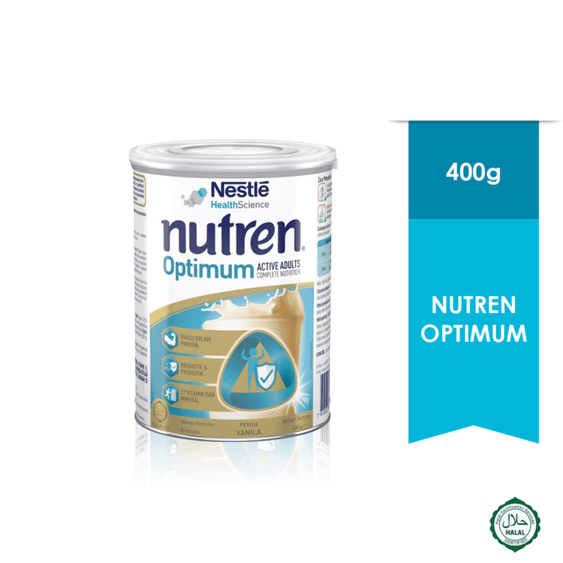 [Pre-Order] Nutren Optimum Active Adult Complete Nutrition - Vanilla Flavour | Nestle
