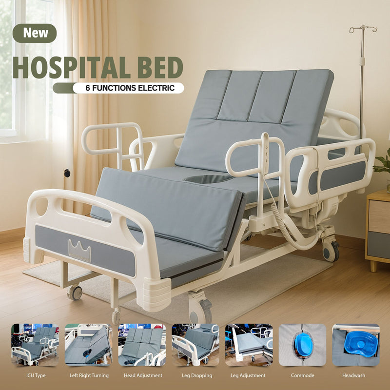 6 function Auto Electric Hospital Bed