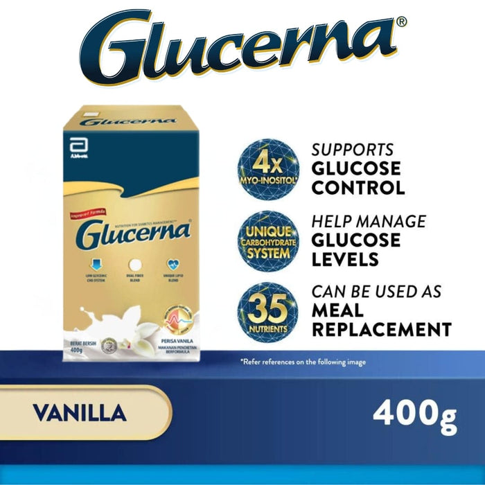 Glucerna 糖尿病专用配方 - 香草（400 克） 