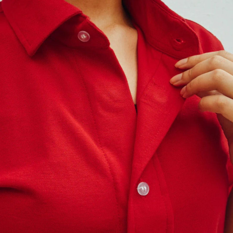 Adaptive Clothing Magnetic Polo Tee (Unisex) | Dawn Adaptive