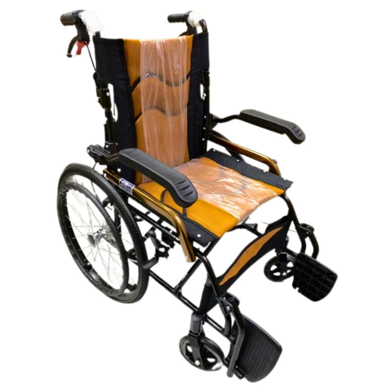Lightweight Self Propelled Wheelchair Orange 18"
