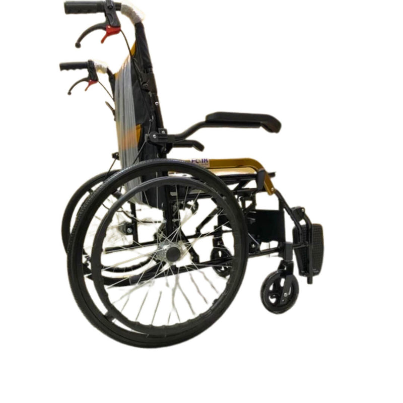 Lightweight Self Propelled Wheelchair Orange 18"