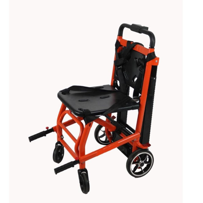 Kerusi Roda Panjat Tangga Mudah Alih (Merah) | iElder