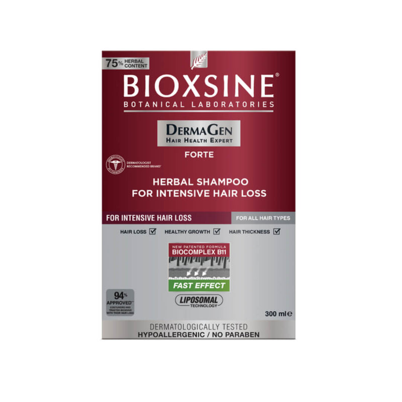 [New Arrival] Bioxsine DermaGen Forte Herbal Shampoo/Serum For Intensive Hair Loss