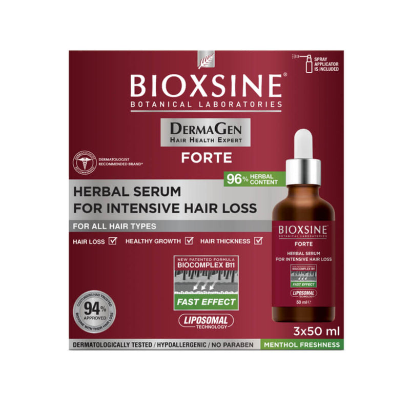 [New Arrival] Bioxsine DermaGen Forte Herbal Shampoo/Serum For Intensive Hair Loss