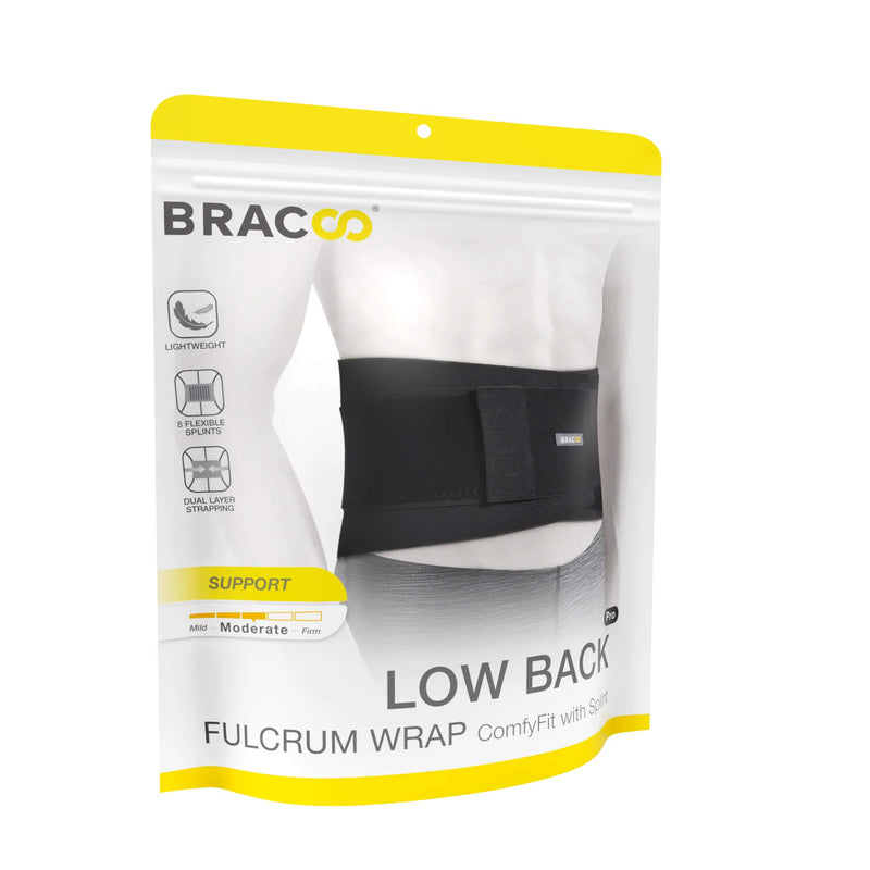 Low Back Fulcrum Wrap ComfyFit with Splint BS30 | BRACOO