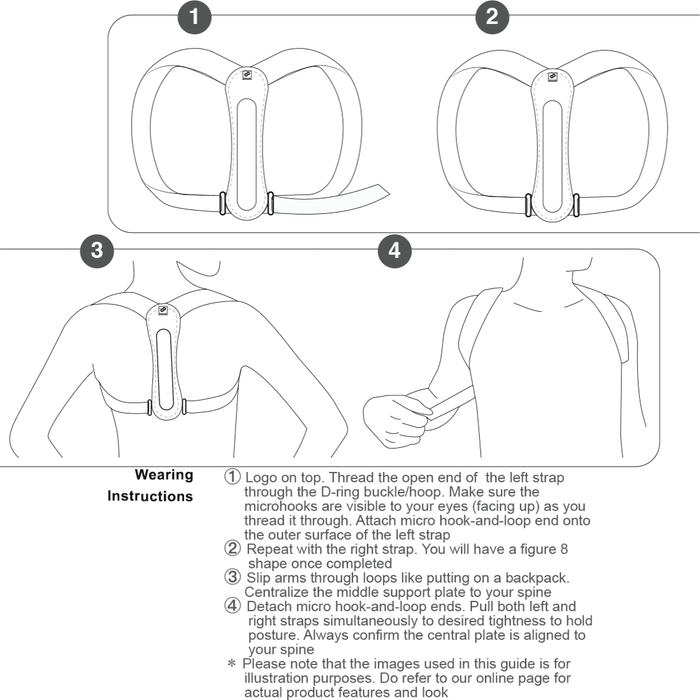 Upper Back Fulcrum Wrap Ergonomic Splint BS34 | BRACOO