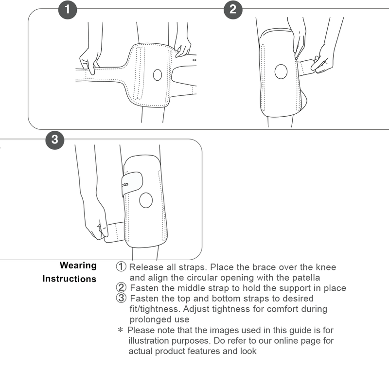 Knee Fulcrum Wrap Dual Splints Stabilizer with Fixation Pad KB30 | BRACOO