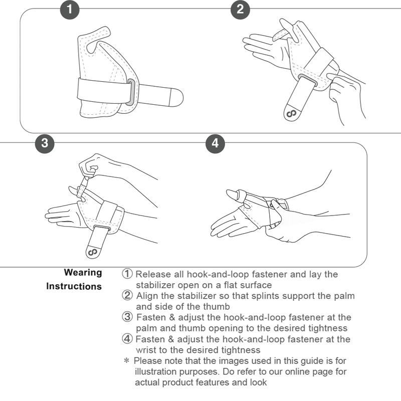 Thumb Fulcrum Wrap Ergonomic Stabilizer TP32 | BRACOO