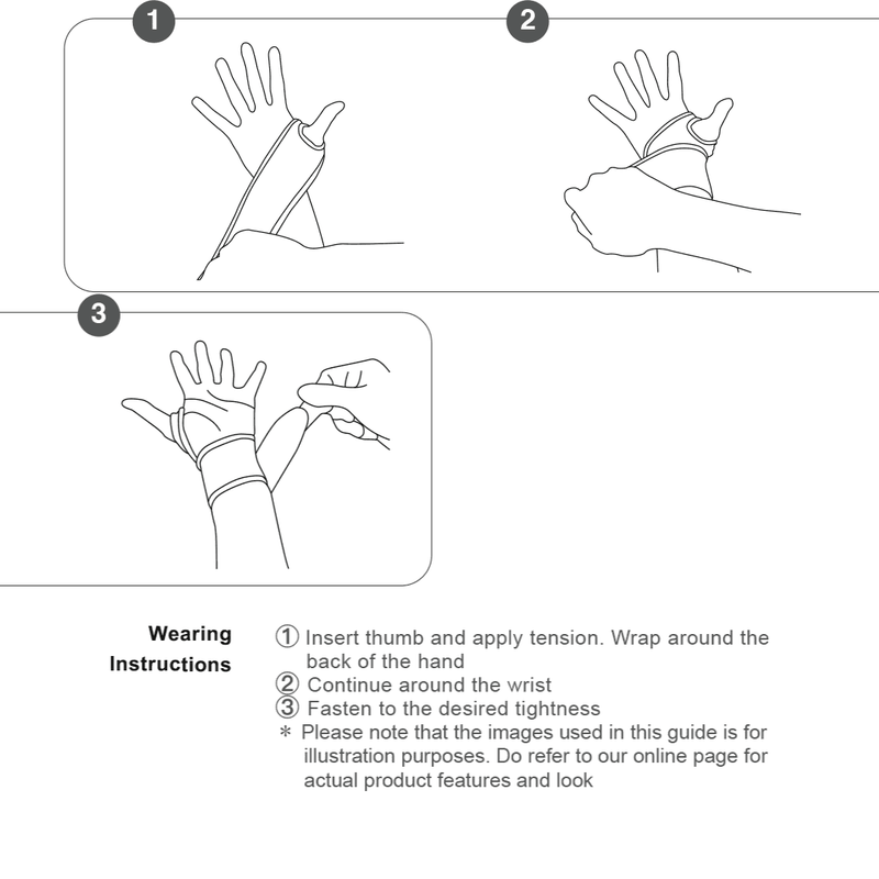 Wrist Fulcrum Wrap Easy Fit WS10 | BRACOO