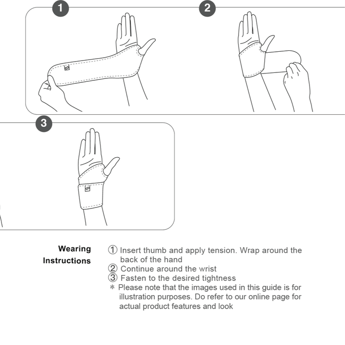 Wrist Fulcrum Wrap Easyfit with Splint WS11 | BRACOO