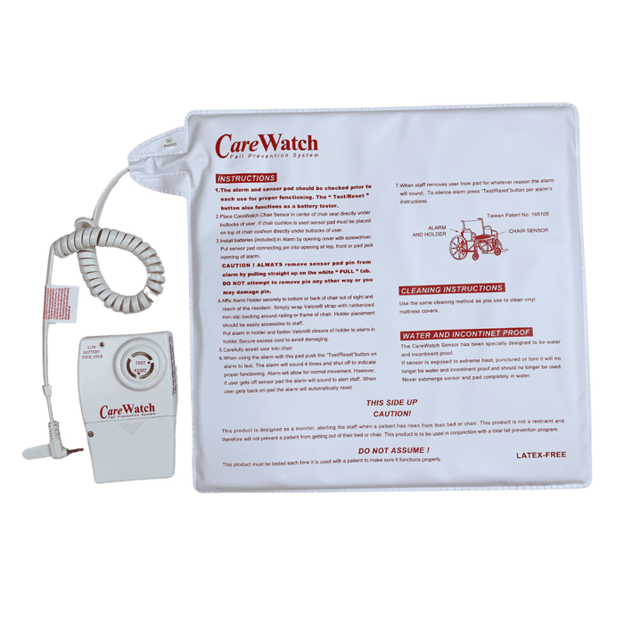 Wheelchair Exit Alarm Mat (Water Resistant) 30cmx30cm PA-CHAIR | CareWatch