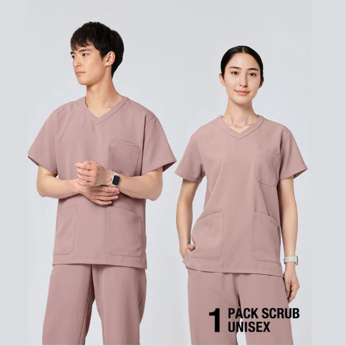 Unisex PACK Daily Essential Scrub Top - Classico | Comfortable, Durable, Everyday Medical/Clinic Uniform