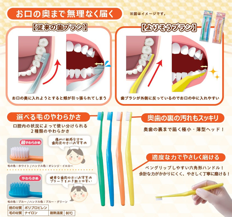 ComfortFit Tooth Brush | Hakuzo (2 pcs per pack)