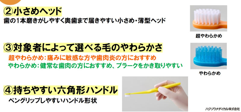 ComfortFit Tooth Brush | Hakuzo (2 pcs per pack)