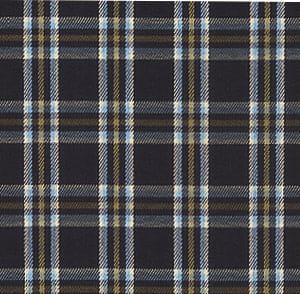 WAVIT 人体工学婴儿车蓝色格纹 WAP16-42S |河村