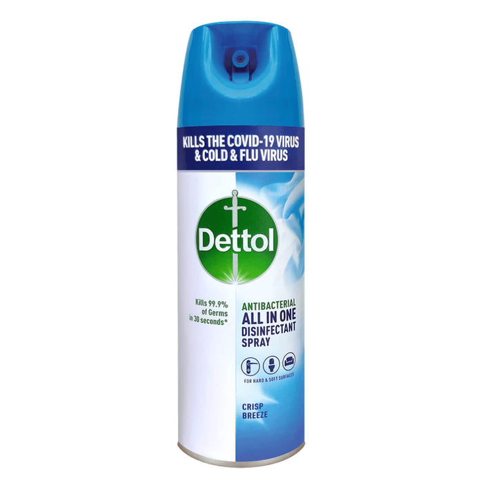 Dettol Antibacterial Disinfectant Spray 450ml (Crisp Breeze)