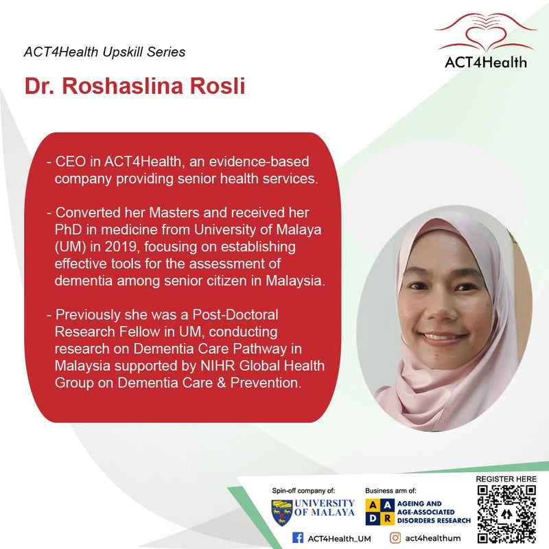 Memory Test (Dementia)Training (Online) | Act4Health