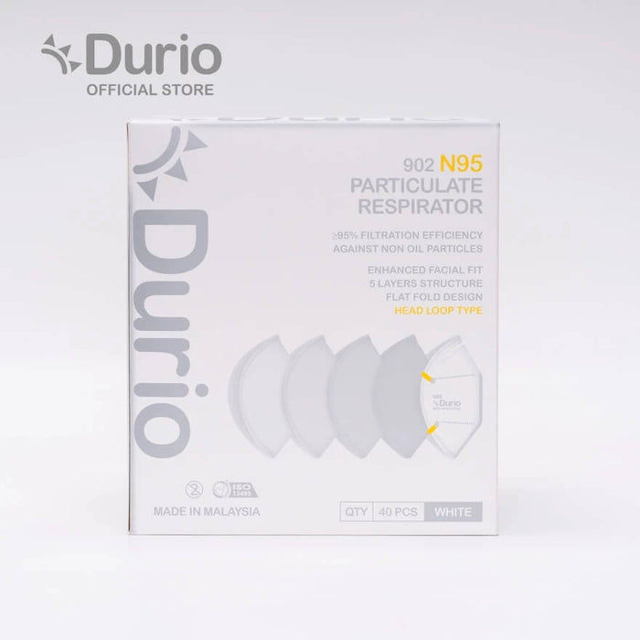 Durio 902 N95 Particulate Respirator (40 Pcs)