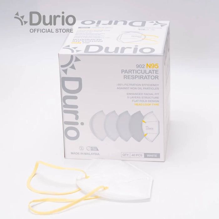 Durio 902 N95 Particulate Respirator (40 Pcs)