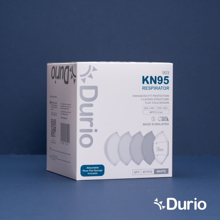 Durio 903 KN95 Respirator -Ear loop