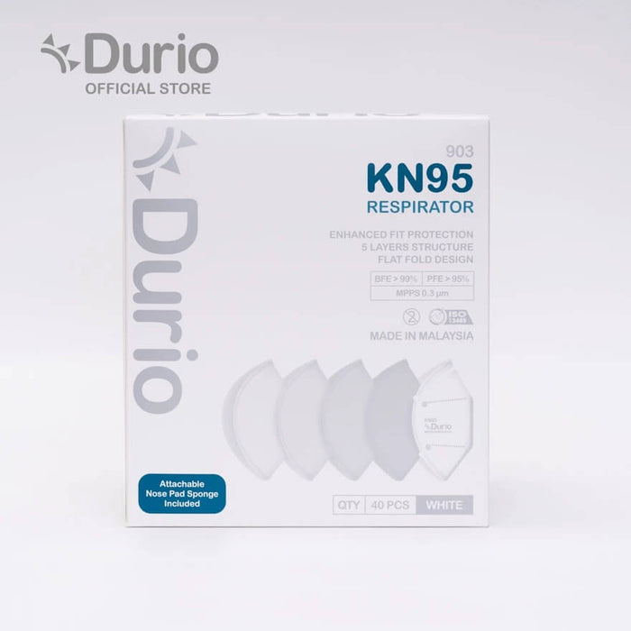 Durio 903 KN95 Respirator - Attachable Nose Foam (40 Pcs)