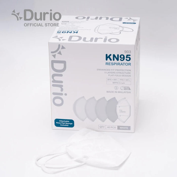 Durio 903 KN95 Respirator - Attachable Nose Foam (40 Pcs)