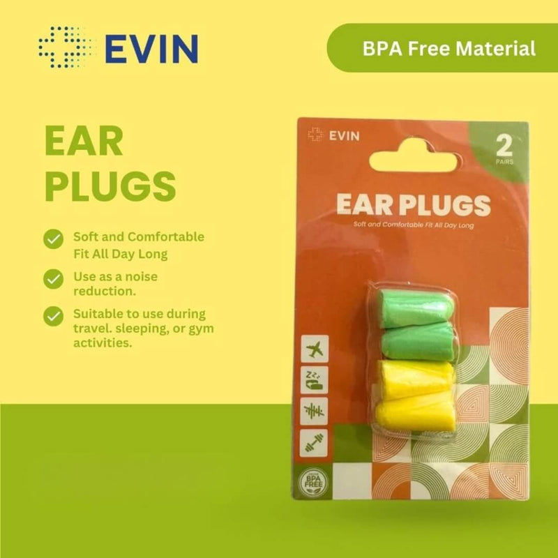 Ear Plugs 2 Pairs | EVIN