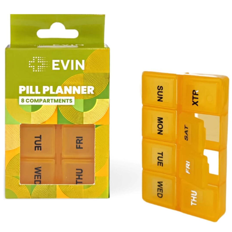 8 Compartments Pill Planner | EVIN