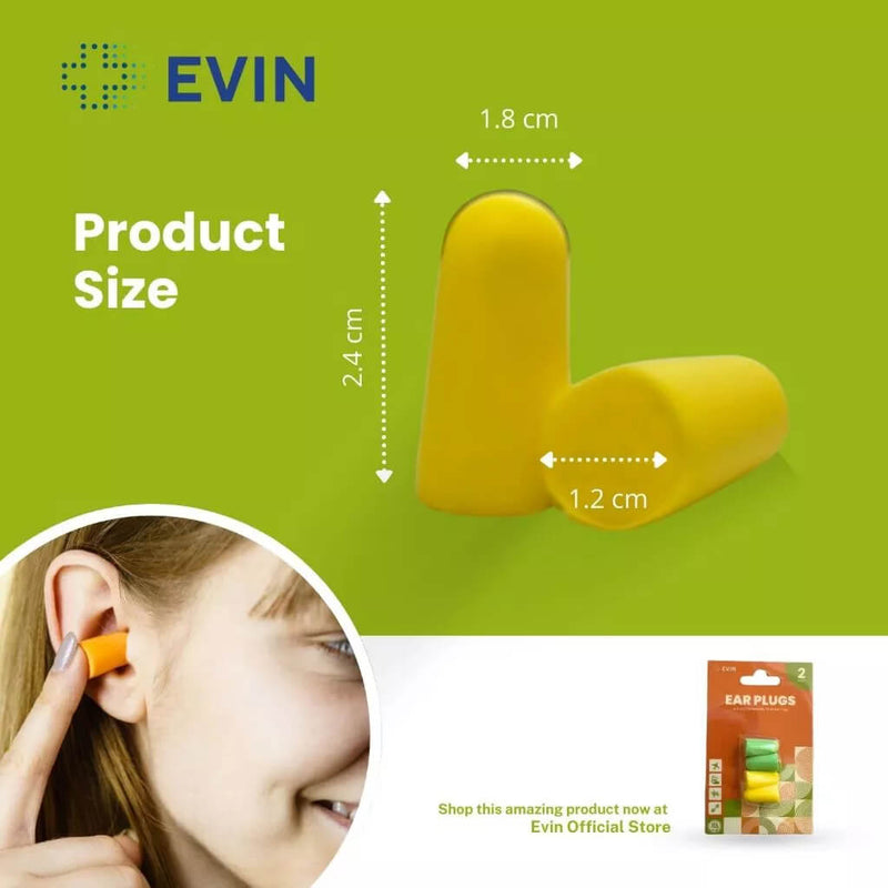 Ear Plugs 2 Pairs | EVIN