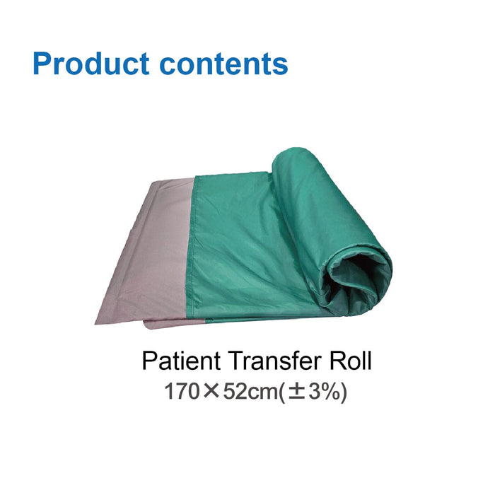 4-in-1 Patient Transfer Roller Kit Board Type for Lateral Transfer Green EZ-110｜EZ-GO