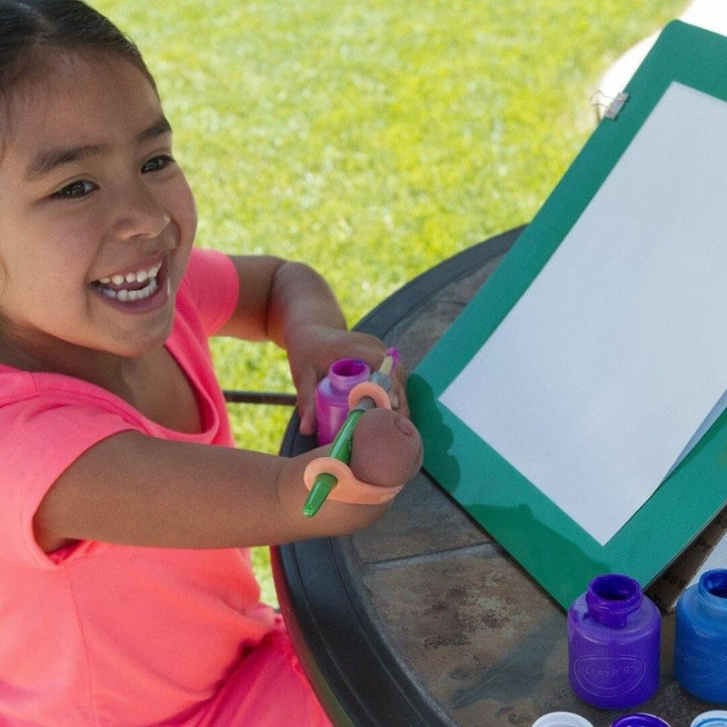 EazyHold Orange Two Pack 5" - Universal Cuff, Silicone Adaptive Grip Aid