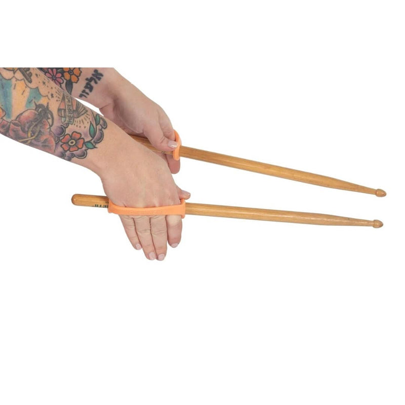 EazyHold Orange Two Pack 5" - Universal Cuff, Silicone Adaptive Grip Aid